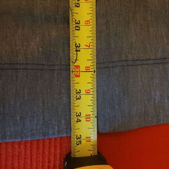 Eliza J Womens Sheath Dress Size 6 Gray Black Zipper Detailed Linen Cotton Blend - Picture 10 of 10